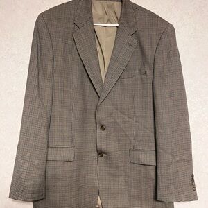 Ralph Lauren Houndstooth Blazer in Gray and Black